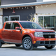 2022 Ford Maverick Lariat in Hot Pepper Red.